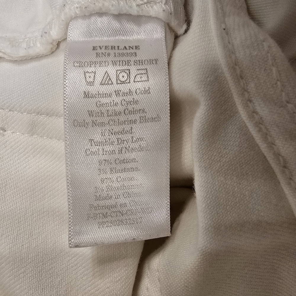 Everlane The Utility Straight-Leg Pant Size 00 In Bone Color - Picture 6 of 9